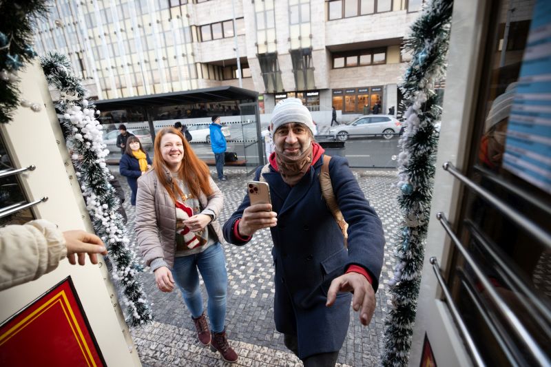 Tramvaj vánočně frčela již po desáté!