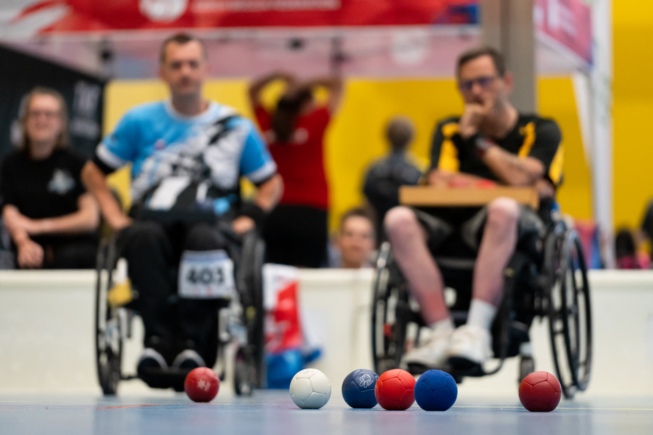 Momentka z turnaje World Boccia Challenger v Plzni