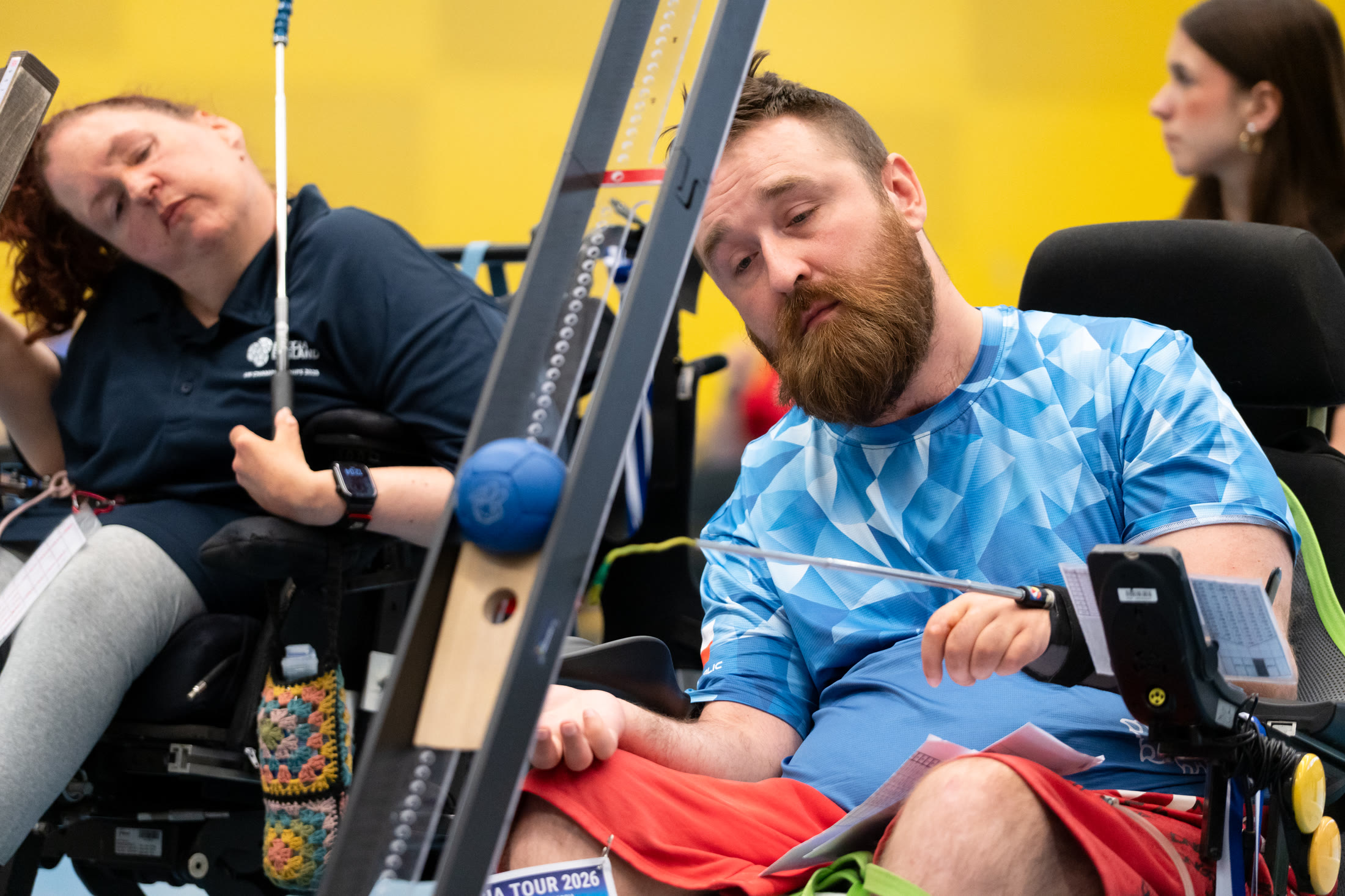 Momentka z turnaje World Boccia Challenger v Plzni